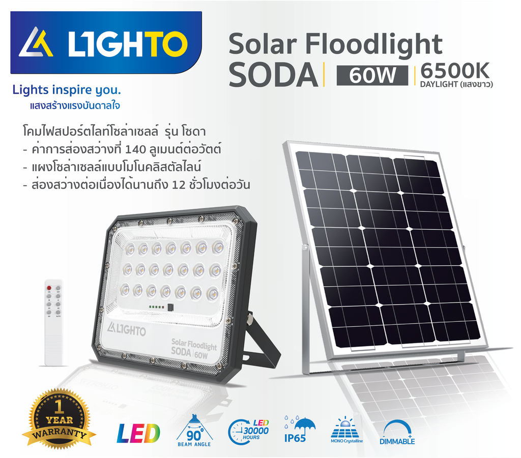 Solar LED Floodlight Soda